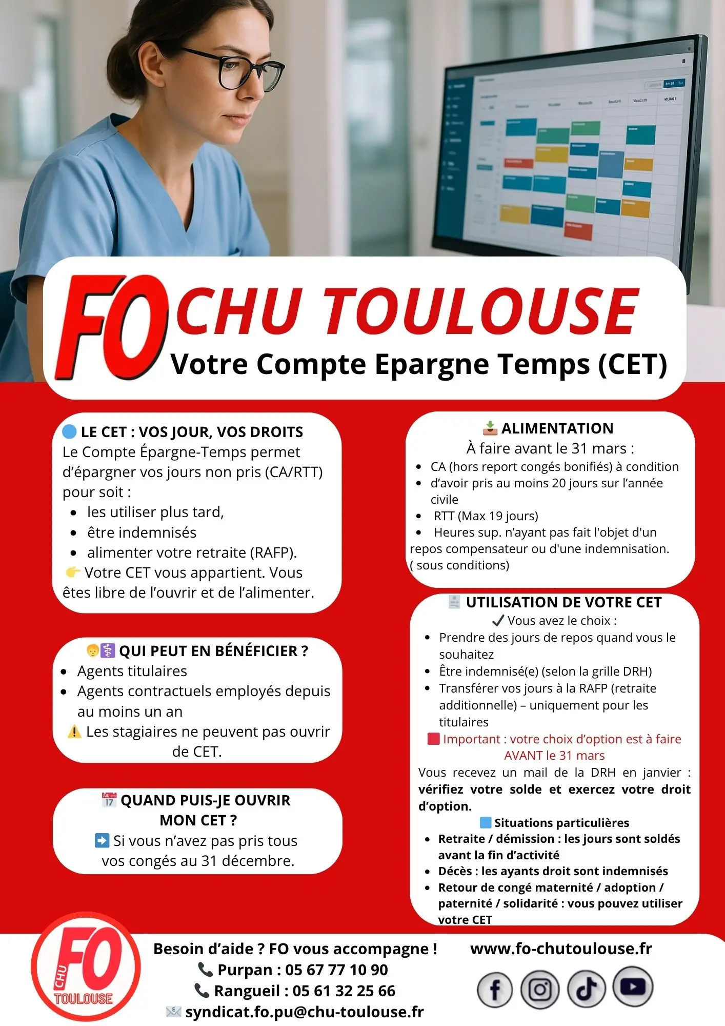 Alt : CET FO CHU Toulouse